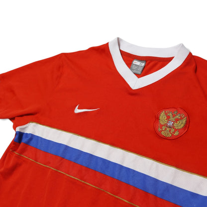 2008/09 Russia home shirt Nike XL label and crest close-up