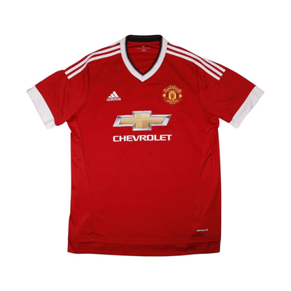 Front of 2015/16 Manchester United adidas home shirt with Chevrolet sponsor