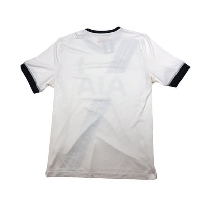 Tottenham Hotspur 2015/16 home shirt back, plain white with navy collar trim