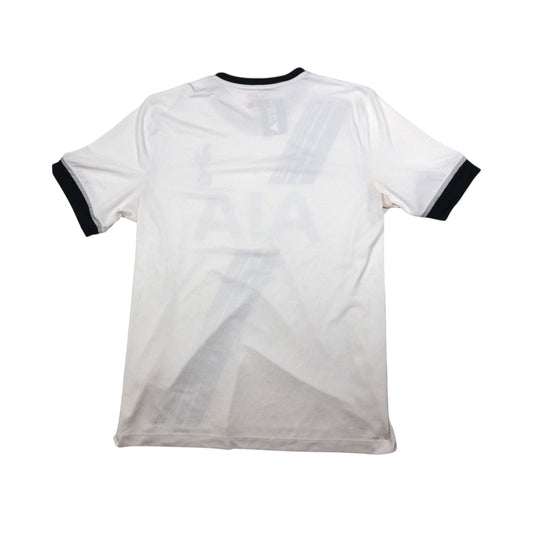Tottenham Hotspur 2015/16 home shirt back, plain white with navy collar trim