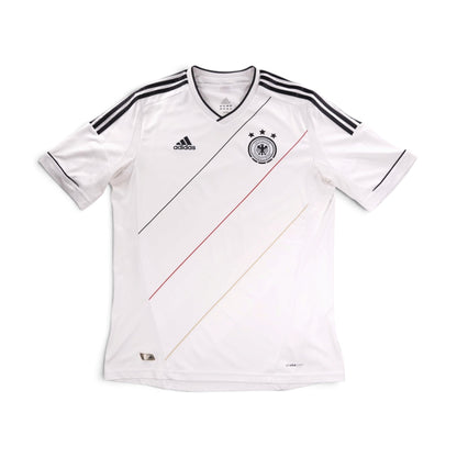 Germany 2012/13 home shirt front view showing adidas logo and DFB crest