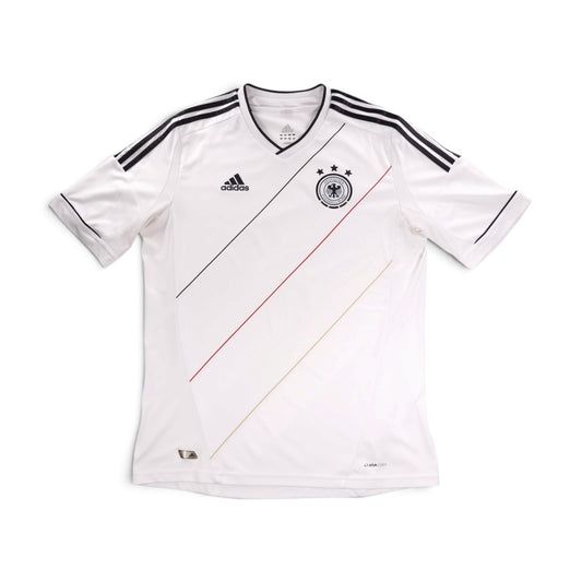 Germany 2012/13 home shirt front view showing adidas logo and DFB crest