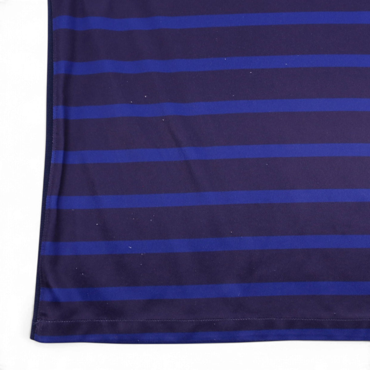 Close-up of fabric showing light surface marks on France home shirt
