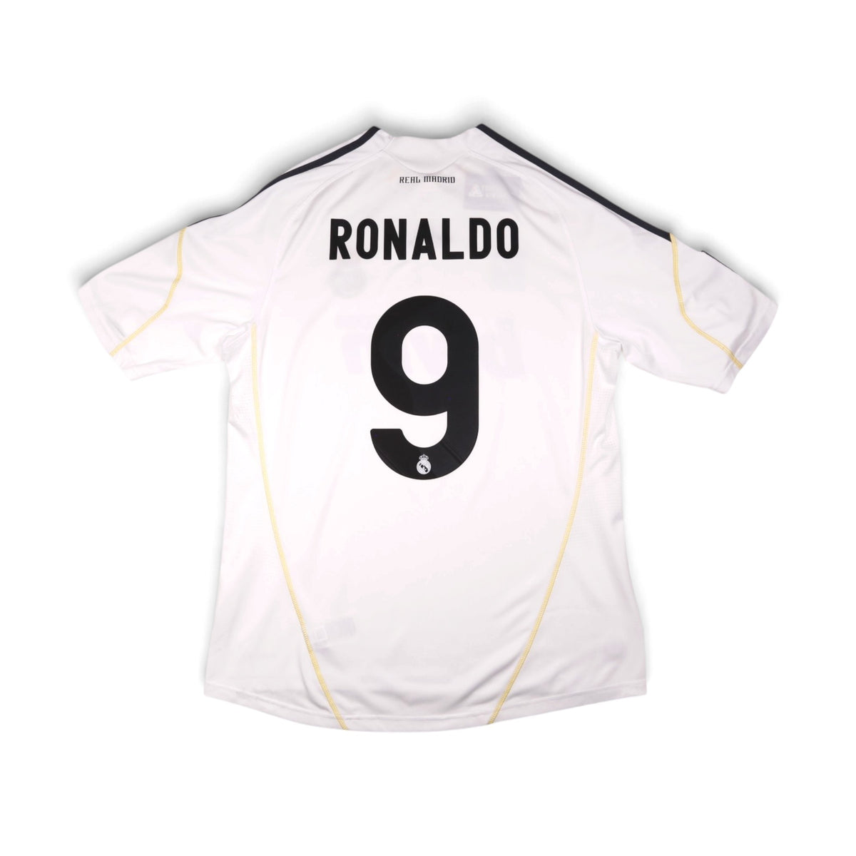 2009/10 Real Madrid home shirt back, Ronaldo number 9 print