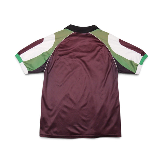 1998/99 Real Betis away shirt back view showing plain maroon body