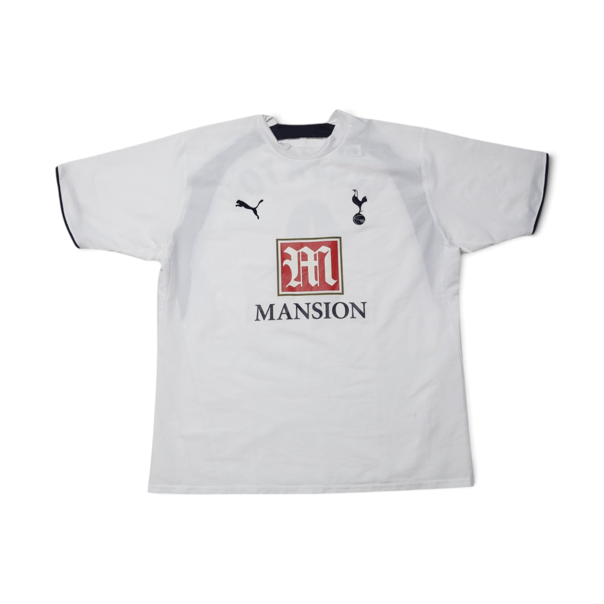 Tottenham Hotspur 2006/07 home shirt front view with Mansion sponsor