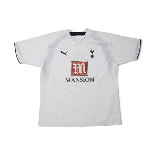 Tottenham Hotspur 2006/07 home shirt front view with Mansion sponsor