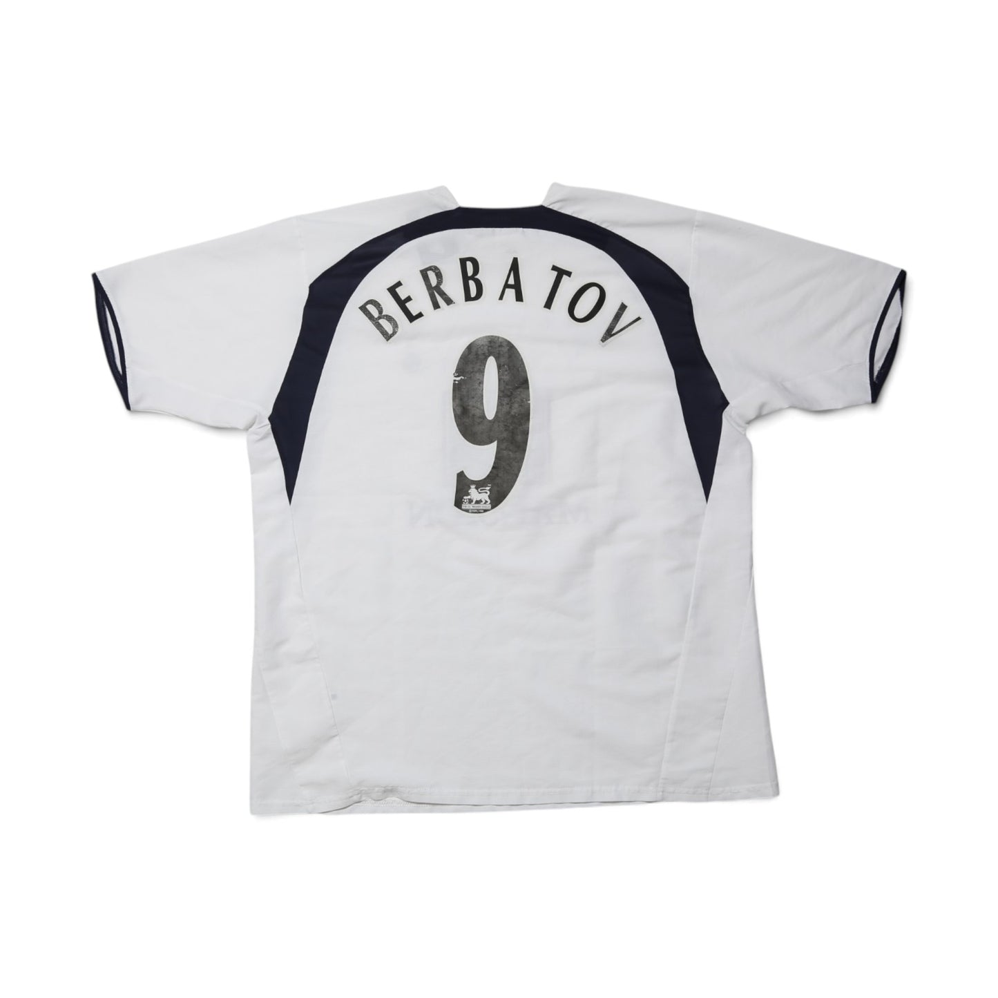 Tottenham Hotspur 2006/07 home shirt back with Berbatov 9 print