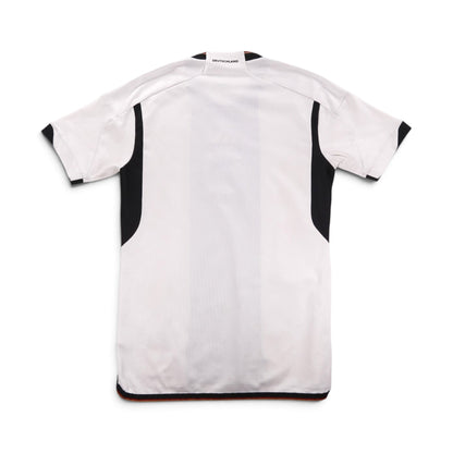 Back of 2022/23 Germany home shirt showing DEUTSCHLAND text below collar