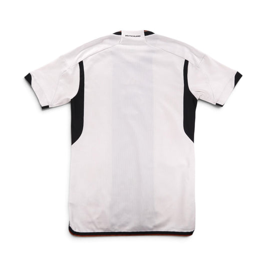 Back of 2022/23 Germany home shirt showing DEUTSCHLAND text below collar