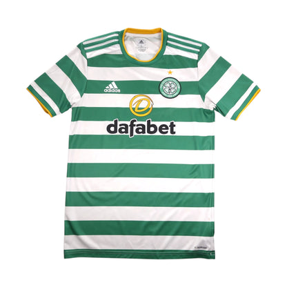 Celtic 2020/21 home shirt front with Dafabet sponsor and crest