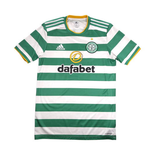 Celtic 2020/21 home shirt front with Dafabet sponsor and crest