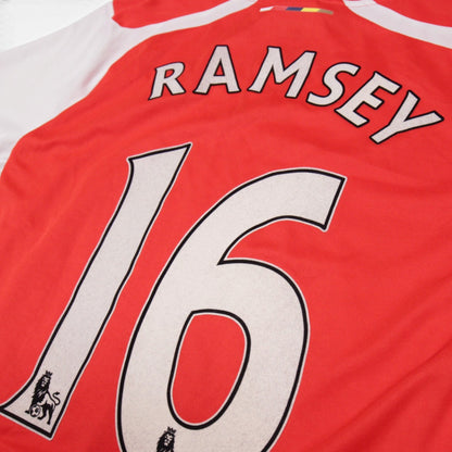 Close-up of Ramsey 16 name and number printing on back