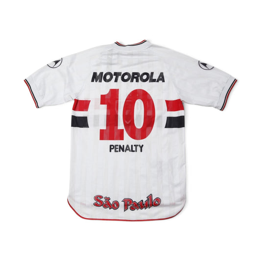 São Paulo 2000/01 home shirt back view with number 10 and São Paulo text