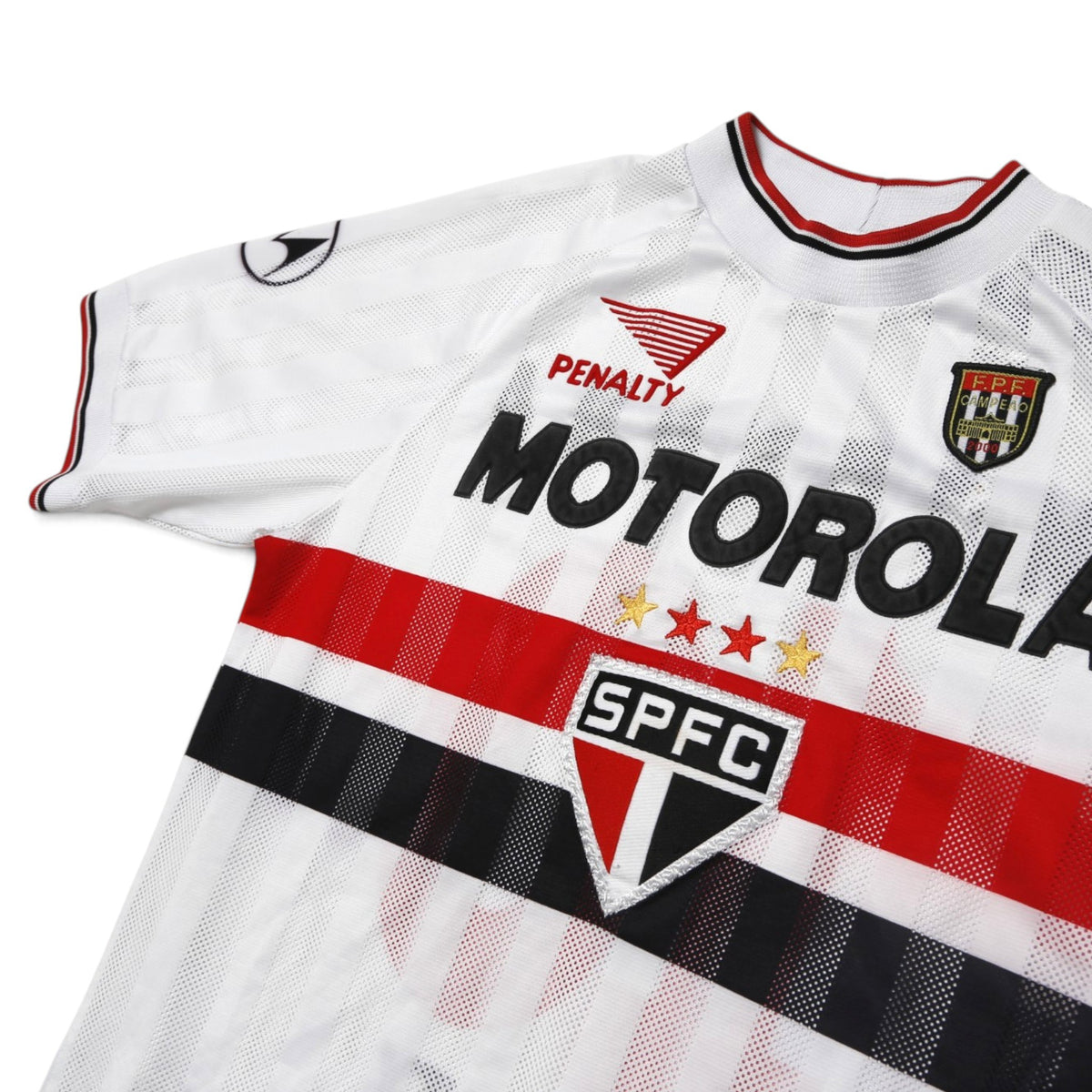 2000/01 São Paulo Home Shirt #10 – detail