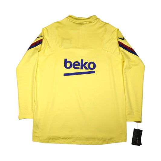 Barcelona 2019/20 Nike training top, back view, Beko sponsor across the back