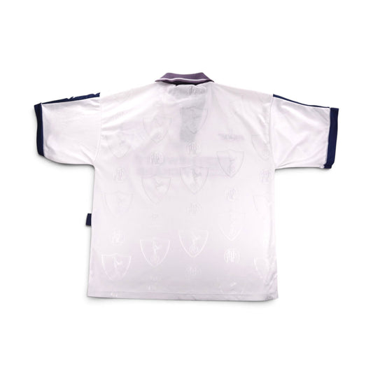 Tottenham Hotspur 1995/97 home shirt back view showing jacquard pattern