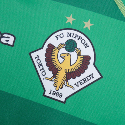 Close-up of the Tokyo Verdy FC Nippon 1969 crest on the shirt