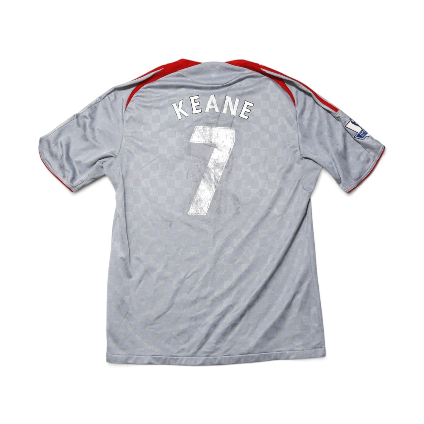 Liverpool 2008-10 third shirt back view showing Keane #7 print