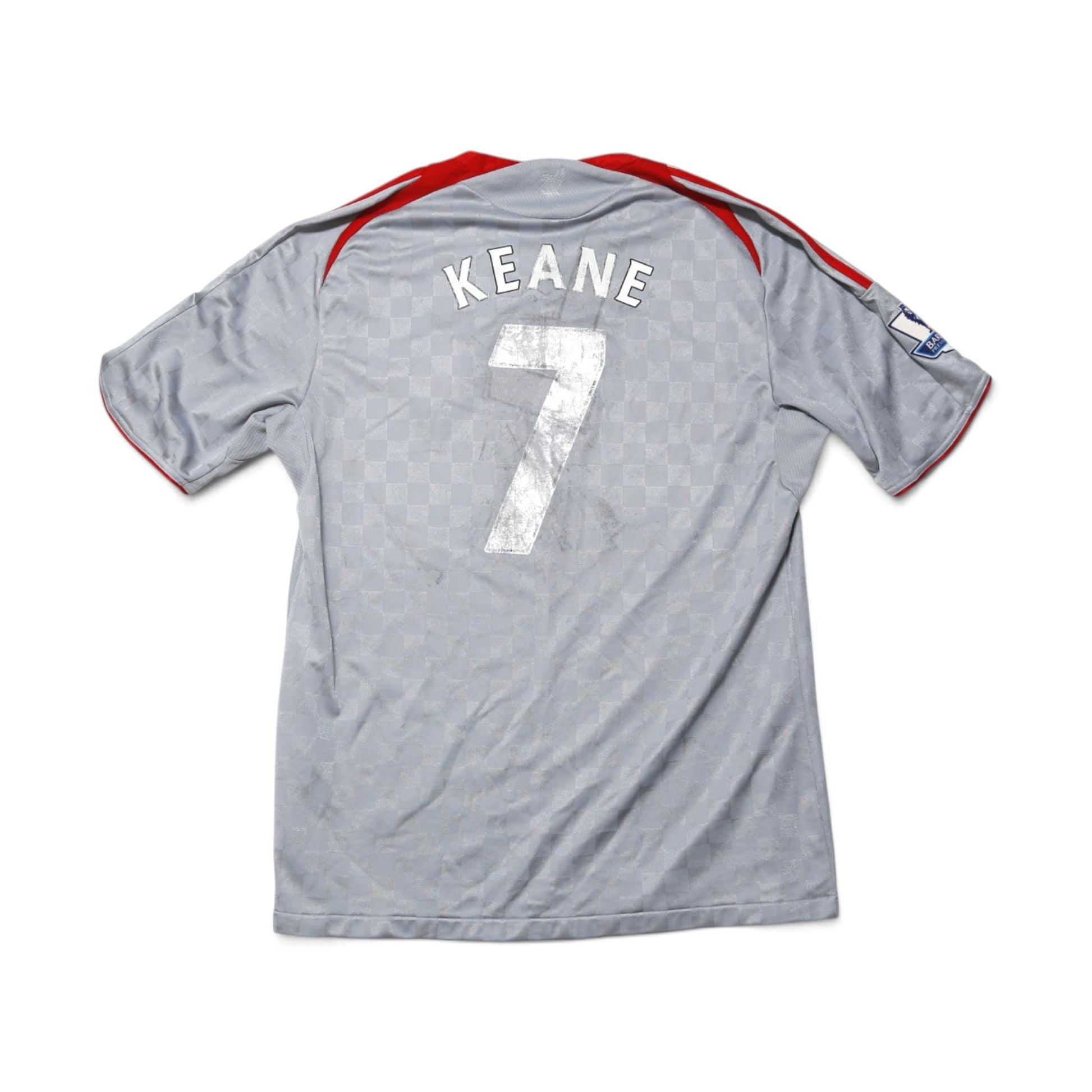 Liverpool 2008-10 third shirt back view showing Keane #7 print