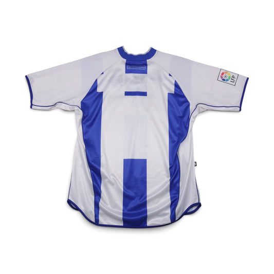 2002/03 Deportivo Alavés home shirt back view showing LFP La Liga patch on sleeve