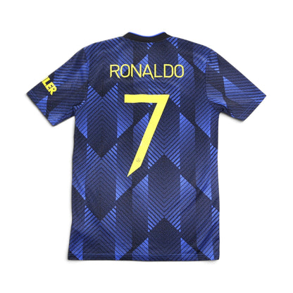 Manchester United third shirt back printed with Ronaldo and number 7