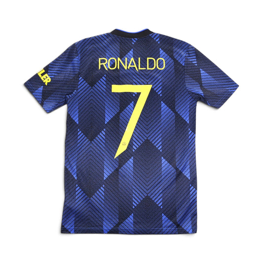 Manchester United third shirt back printed with Ronaldo and number 7