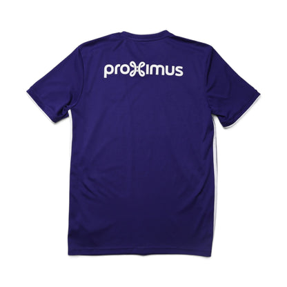 2018/19 Anderlecht home shirt back view showing Proximus branding