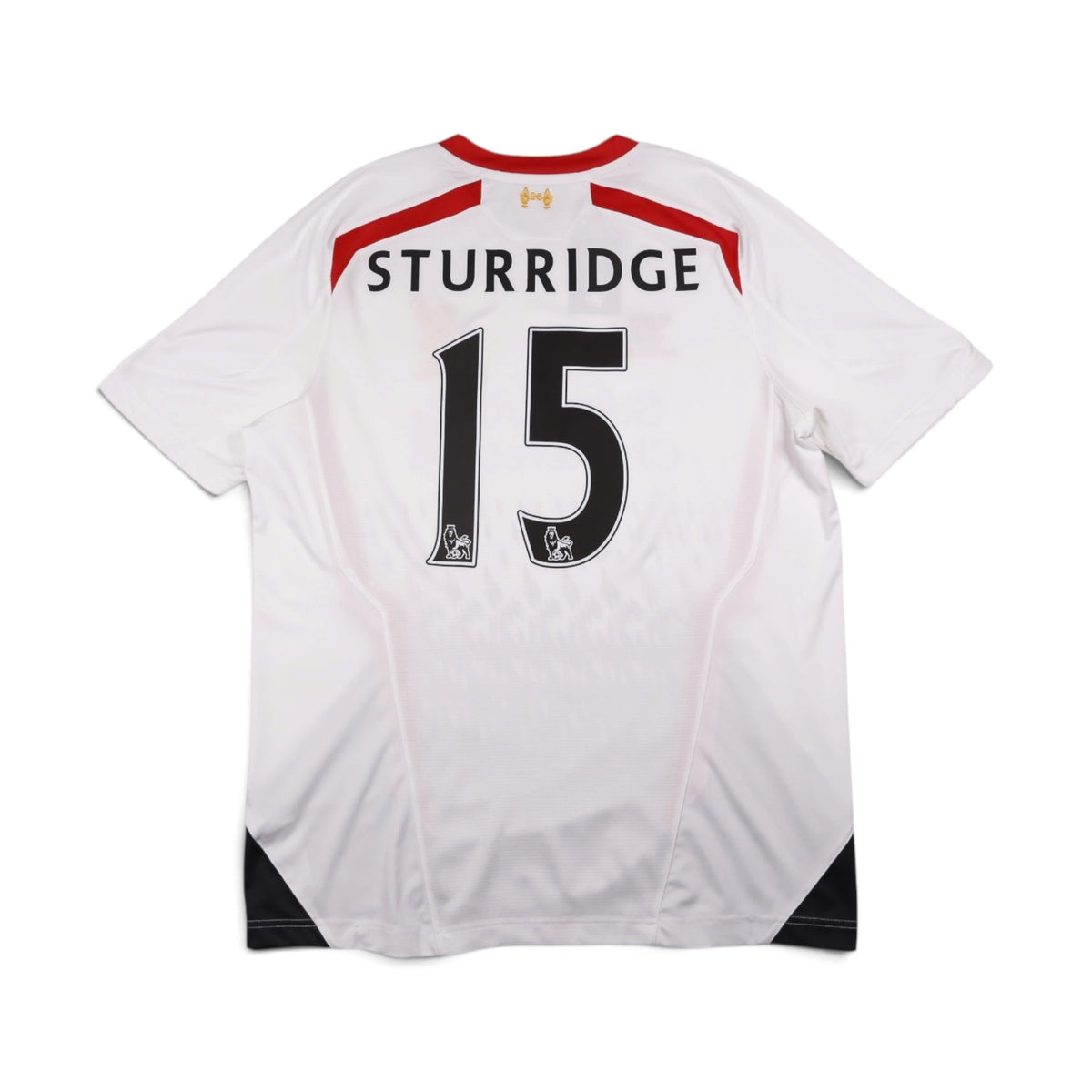 Liverpool 2013/14 away shirt back view printed Sturridge 15