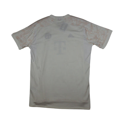 Bayern Munich 2023/24 third shirt back view, plain off-white