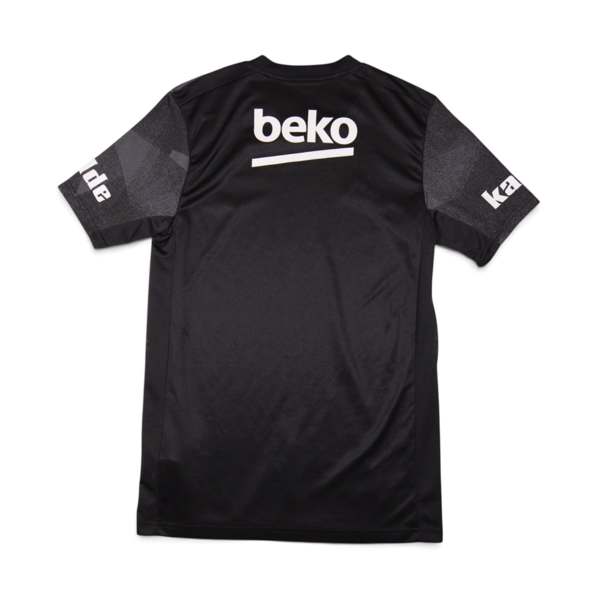 2019/20 Besiktas away shirt back view with Beko sponsor printed across the shoulders