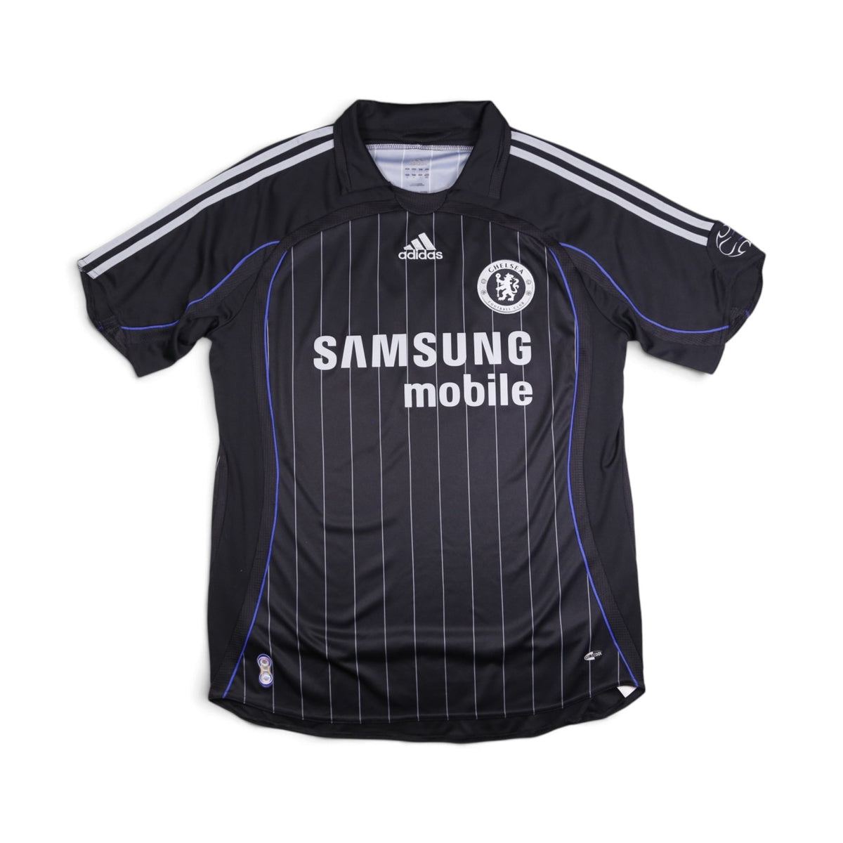 Front view of 2006/07 Chelsea third shirt with Samsung Mobile sponsor and adidas logo