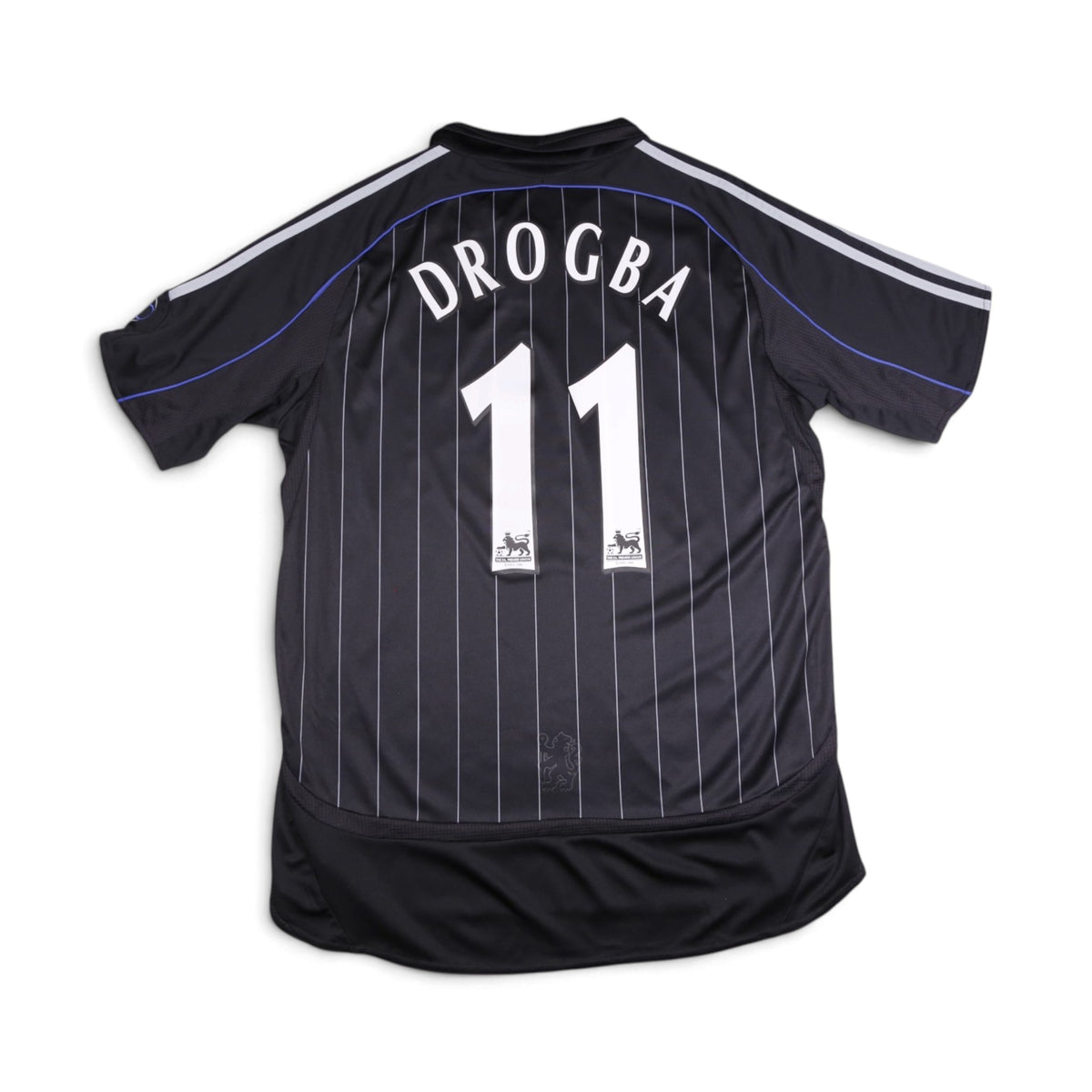 Back view of 2006/07 Chelsea third shirt showing Drogba 11 printing