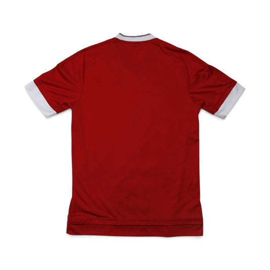 2015-16 Manchester United home shirt back view flat lay