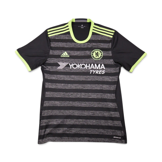 2016/17 Chelsea away shirt front, black and grey with Yokohama Tyres sponsor