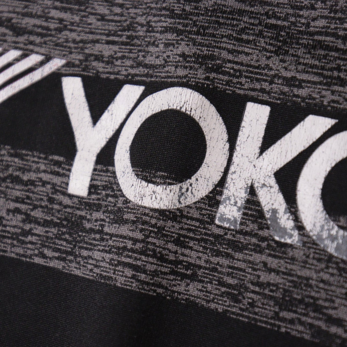 Close-up of the Yokohama Tyres sponsor print