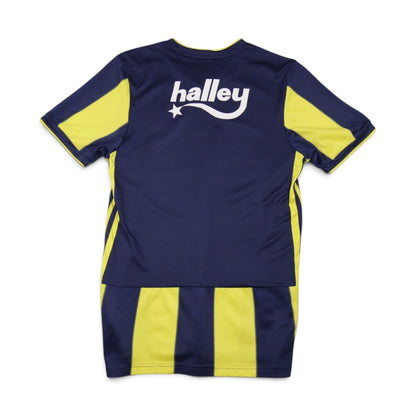 Fenerbahçe home shirt back view showing Halley sponsor print