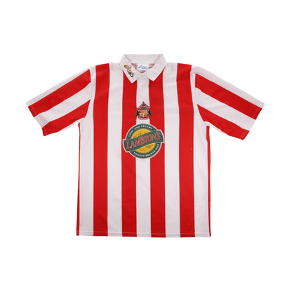 Sunderland 1997/98 home shirt front view with Lambton's sponsor and club crest