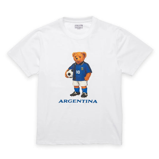 Argentina Football Bear T-Shirt Forever Vintage