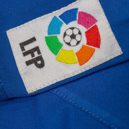 Close-up of the LFP La Liga sleeve patch