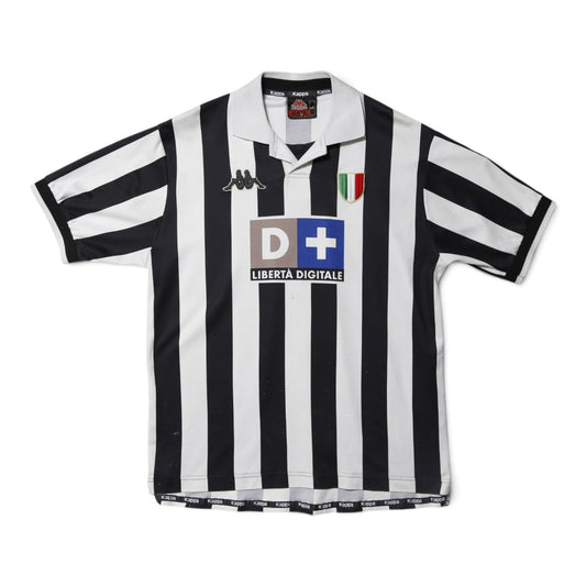 Juventus 1998/99 home shirt full back view with D+ sponsor
