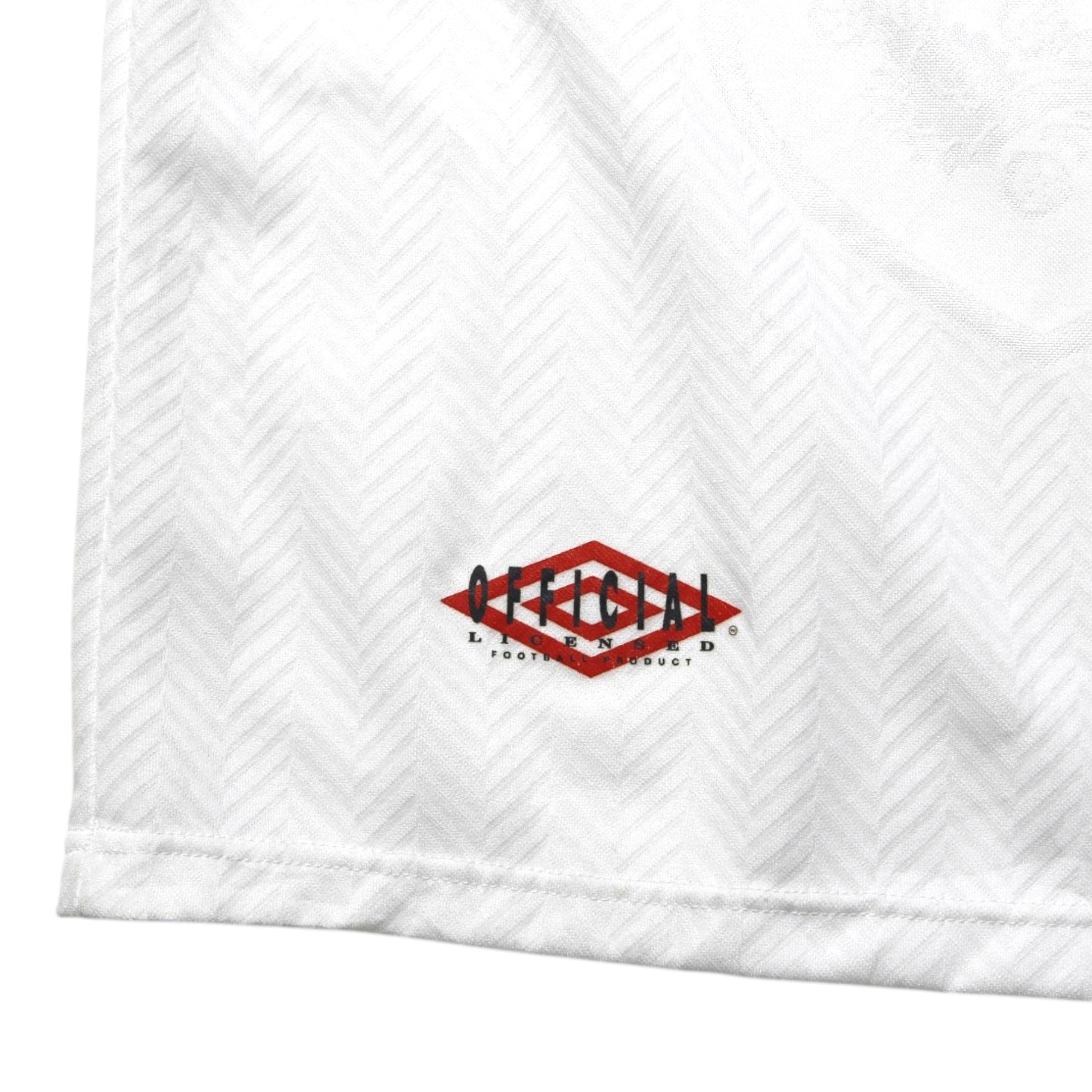 1993-95 England Home Shirt – #3 – detail