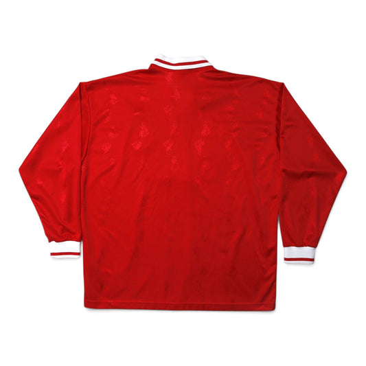 Liverpool 1996/97 home shirt back view showing overall condition