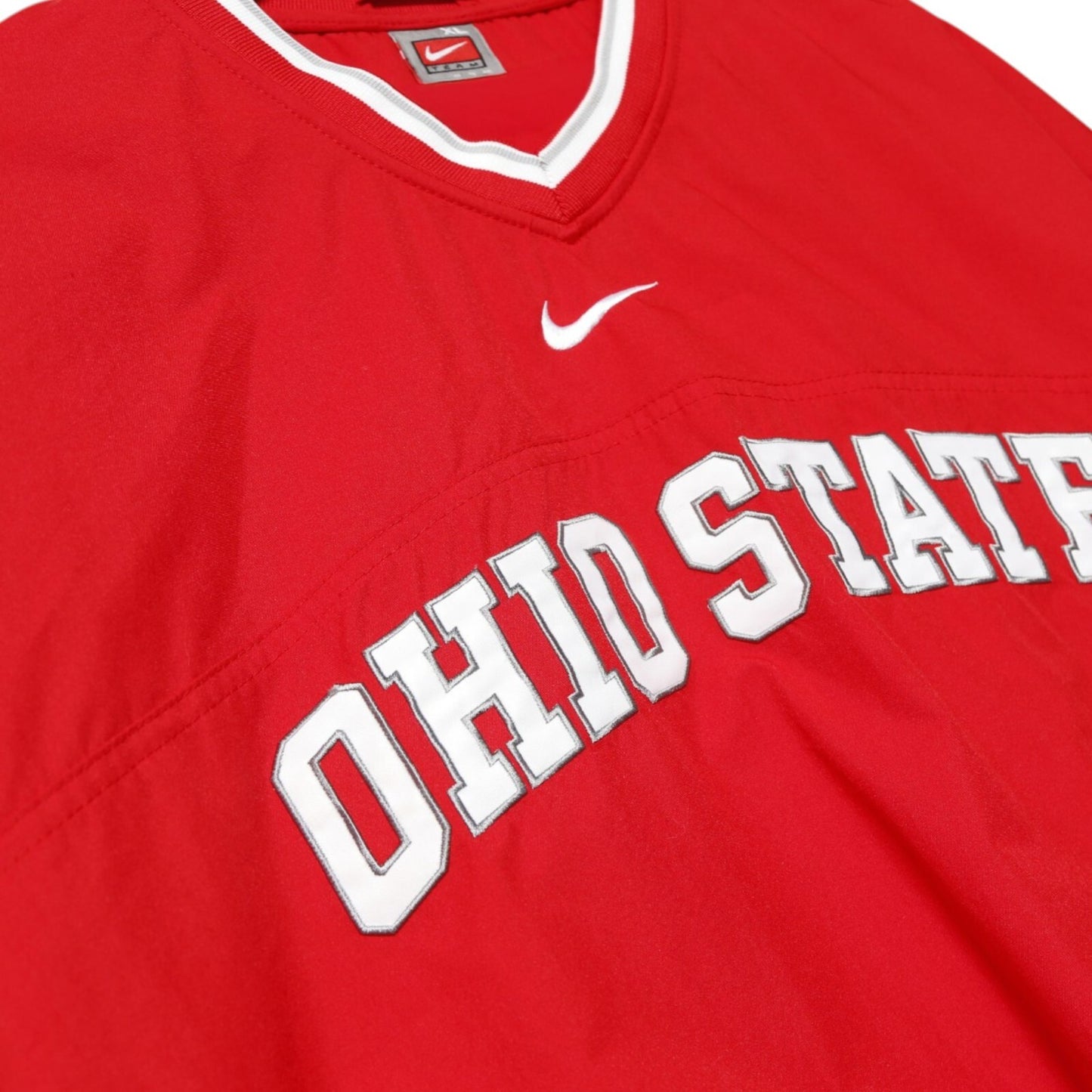 Nike Team Ohio State Red Pullover Windbreaker Jacket XL