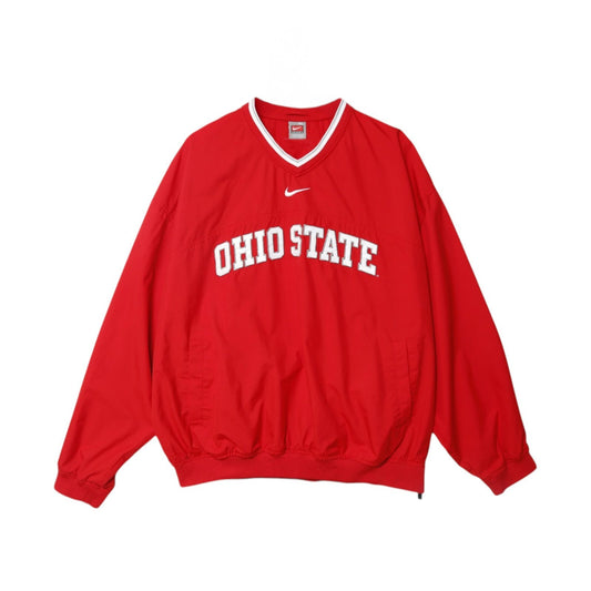 Nike Team Ohio State Red Pullover Windbreaker Jacket XL
